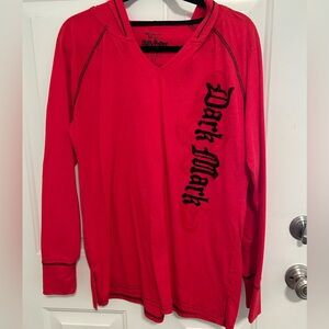 Universal Studios Harry Potter Dark Mark hooded long sleeve tee